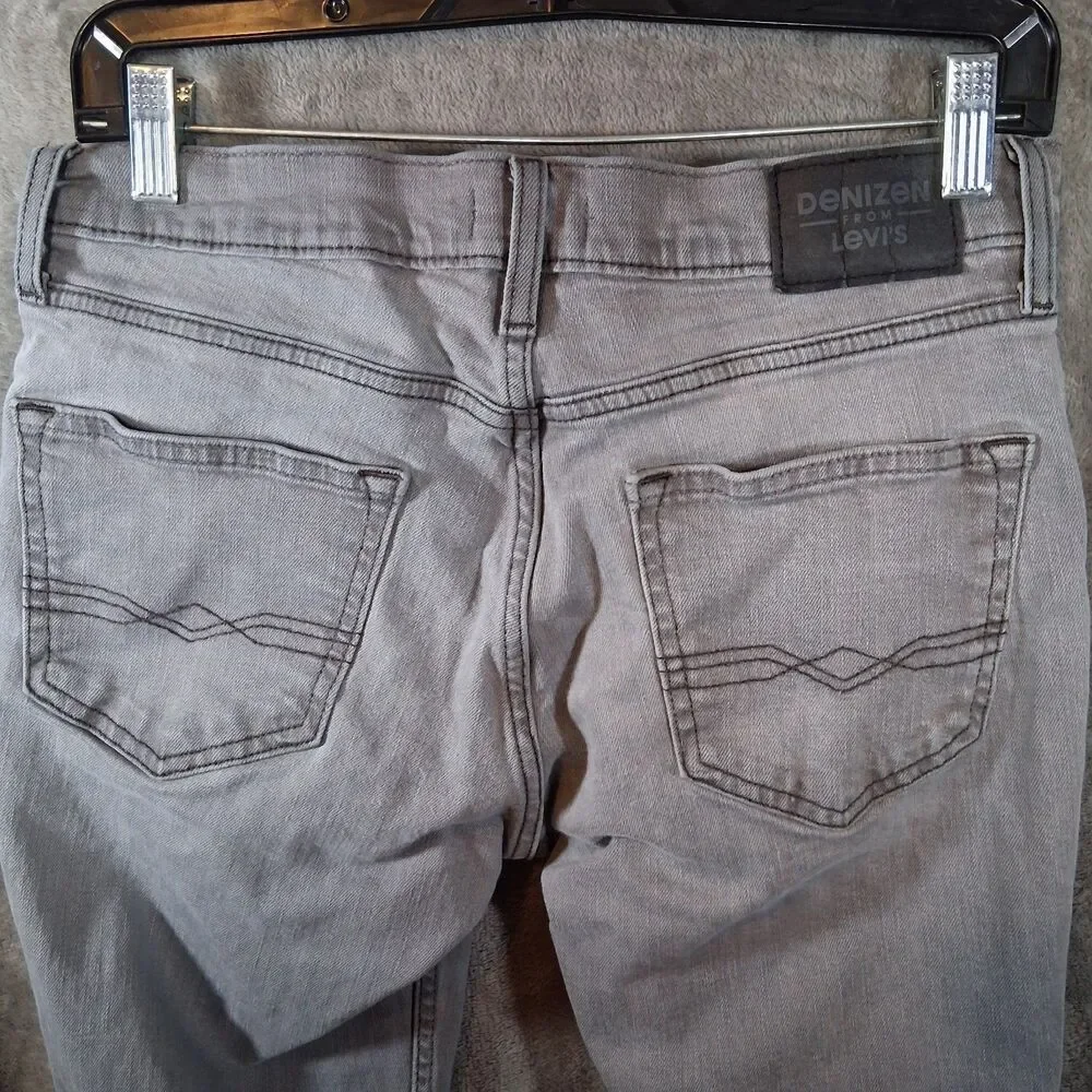 Denizen Levis 216 Jeans Mens 30x32 Slim Fit Kendrick Gray Stretch Denim Casual